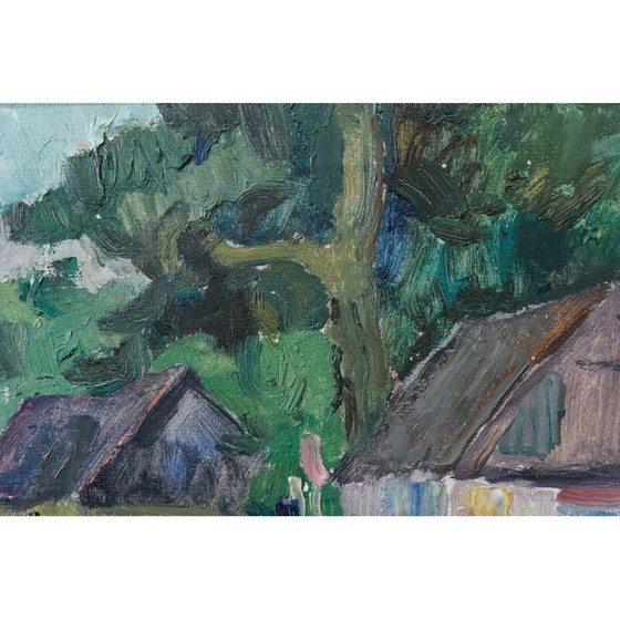 Image 1 of Vintage litho van Karl Enock Ohlsson, Denemarken 1949