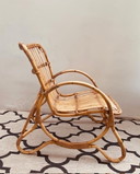 Rotan Bamboe Rohe fauteuil lounge stoel Dutch Design