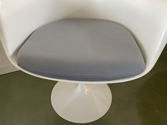 Image 1 of 6x Vervangend Kussen Tulip Armchair - licht grijs