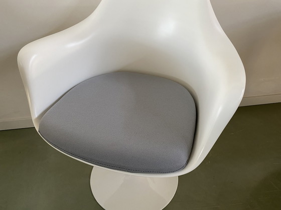 Image 1 of 6x Vervangend Kussen Tulip Armchair - licht grijs