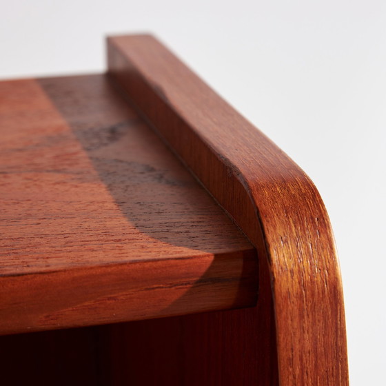 Image 1 of Mk10403 Gerestaureerd teak bureau