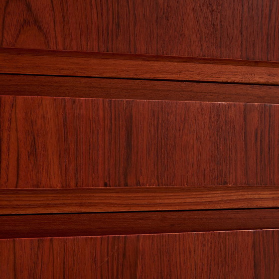 Image 1 of Mk10403 Gerestaureerd teak bureau