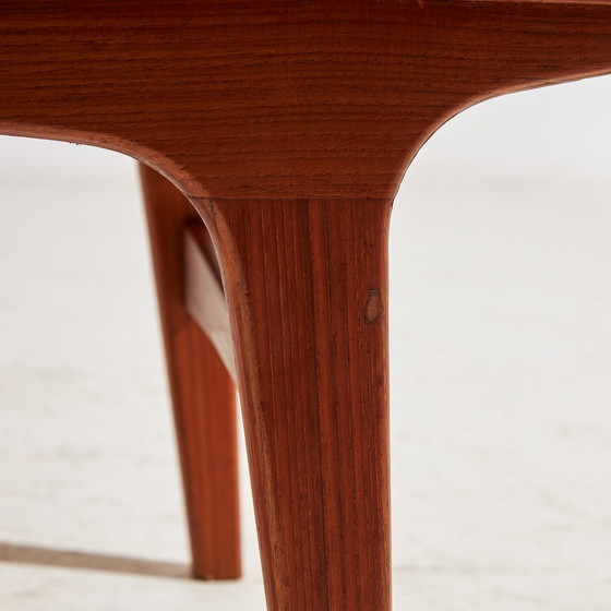 Image 1 of Mk10403 Gerestaureerd teak bureau