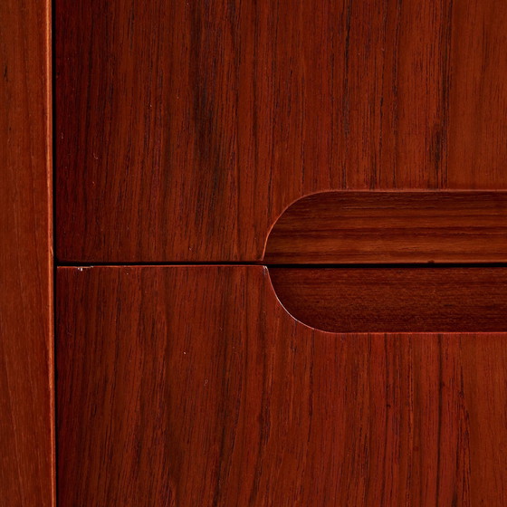 Image 1 of Mk10403 Gerestaureerd teak bureau