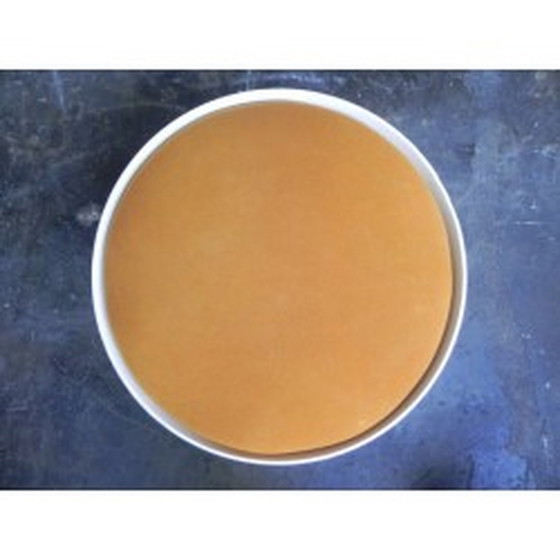 Image 1 of Vintage krukje met oranje zitting