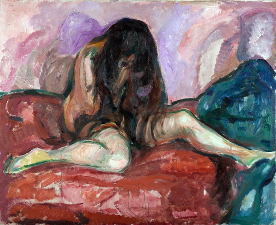 Image 1 of Edvard Munch - Weeping Nude