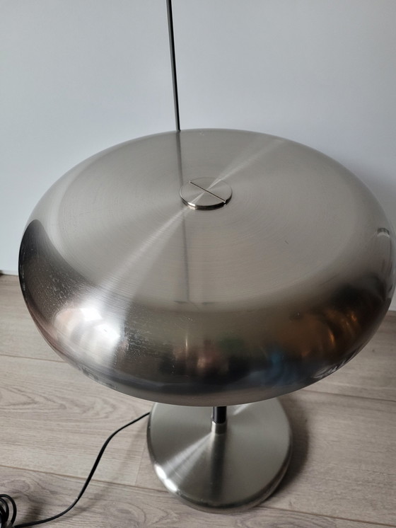 Image 1 of Vintage 90S Ikea Grimsö Lamp Metaal Met Leer