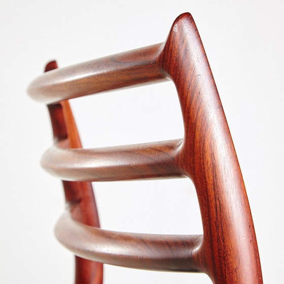 Image 1 of Set van 4 vintage Model 78 eetkamerstoelen door Niels O. Moller voor J.L. Moller 1960