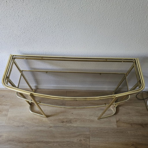 Vintage gouden Consoletafel