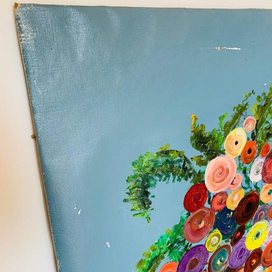 Image 1 of Vintage schilderij "boeket bloemen