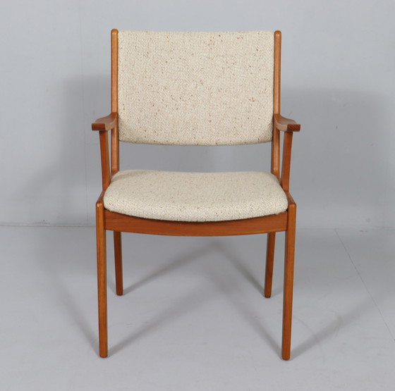 Image 1 of Set van 2 teakhouten fauteuils van Johannes Andersen