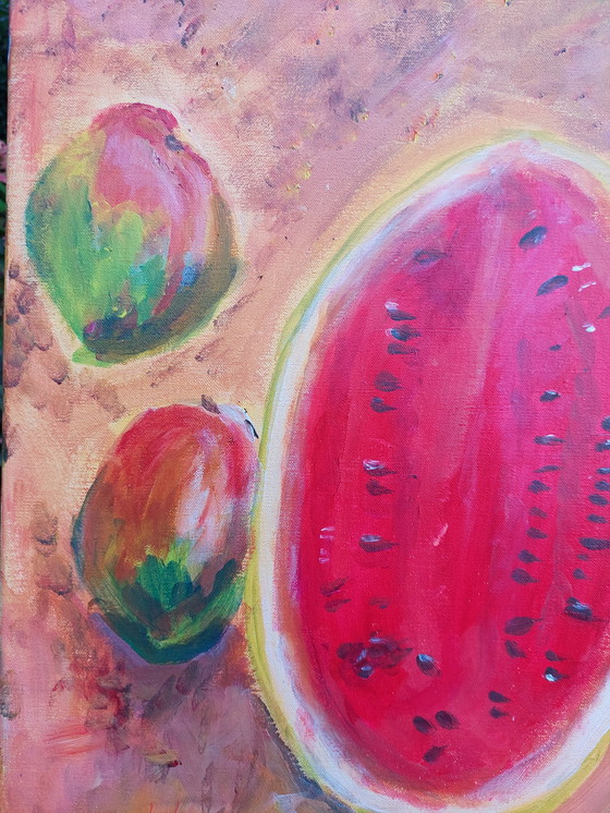 Image 1 of Origineel Acrylschilderij 50X60 Cm