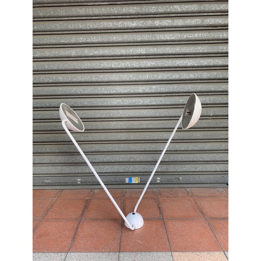 Vintage metalen plafondlamp van Raul Barbieri en Giorgio Marianelli, 1985