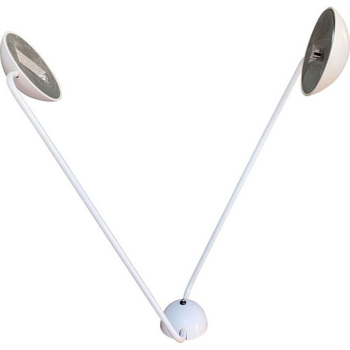 Vintage metalen plafondlamp van Raul Barbieri en Giorgio Marianelli, 1985