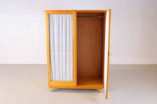 wardrobe with curtains