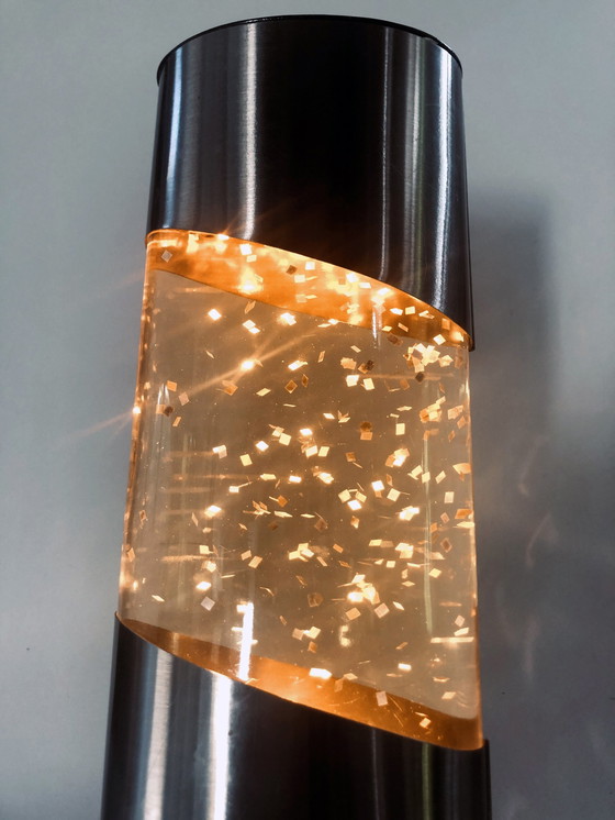 Image 1 of Lampe à Paillettes Vintage - Glitterlamp - Ruimtetijdperk - 1970