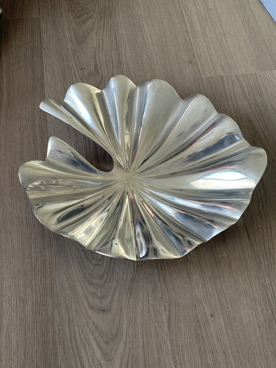 Image 1 of Aluminum Jaren 70 Fruitschaal Vintage  Fruitmand 