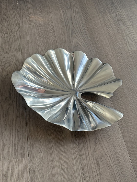 Image 1 of Aluminum Jaren 70 Fruitschaal Vintage  Fruitmand 