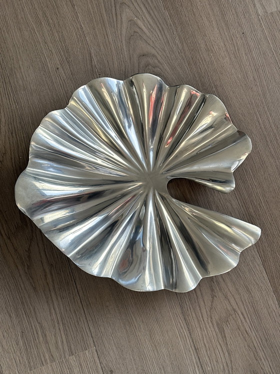 Image 1 of Aluminum Jaren 70 Fruitschaal Vintage  Fruitmand 