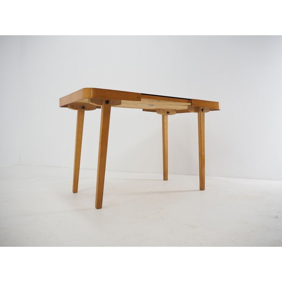 Image 1 of Vintage vergadertafel Opaxite glas van Jiří Jiroutek voor Interier Praha, 1960.