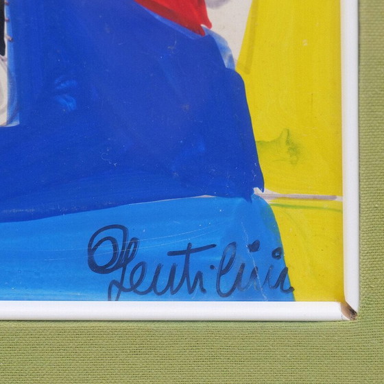 Image 1 of Vintage schilderij van Aldo Gentilini, 1970