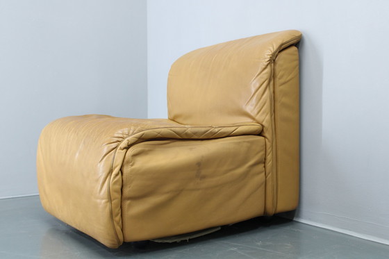 Image 1 of 1970S Wittmann Hochbaret lederen modulaire sofa, Oostenrijk