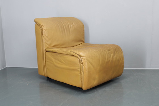 Image 1 of 1970S Wittmann Hochbaret lederen modulaire sofa, Oostenrijk