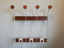 Wandkapstok Teak Staal