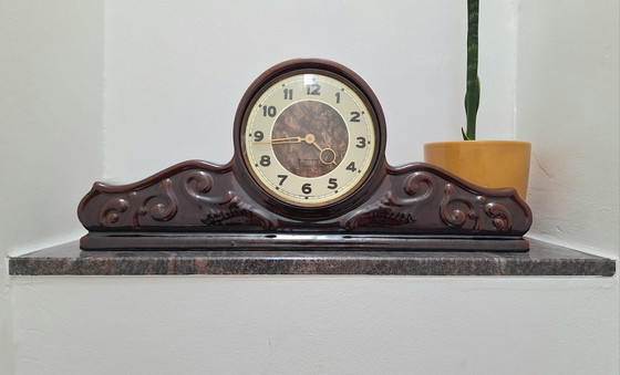 Image 1 of Keramiek W-Germany 720 mantel klok