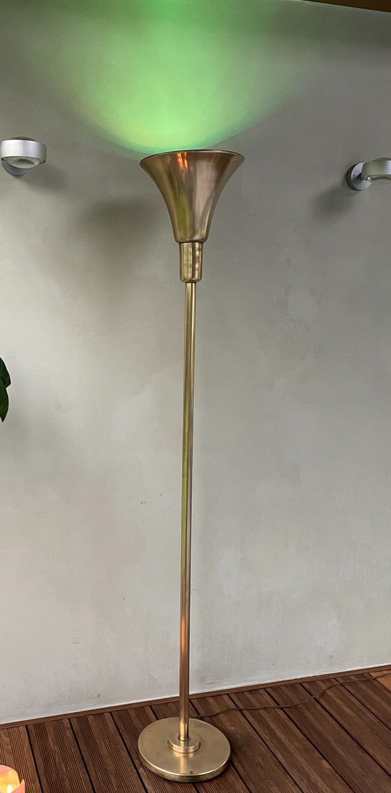 Image 1 of Vintage Bauhaus messing lamp