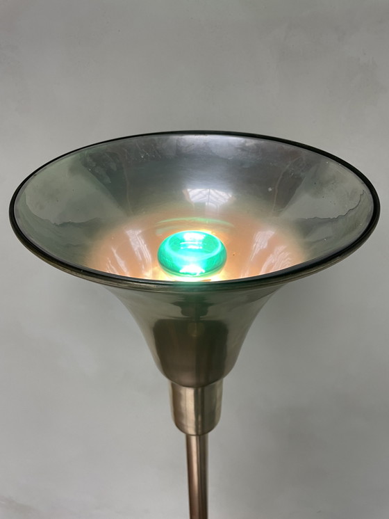 Image 1 of Vintage Bauhaus messing lamp