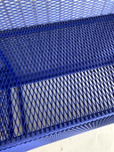 Hand gemaakte stalen kast poederlak blauw