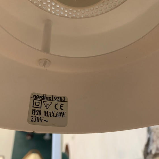 Image 1 of Kleine witte Nordlux hanglamp, meerdere kapjes, Denemarken, 60's design