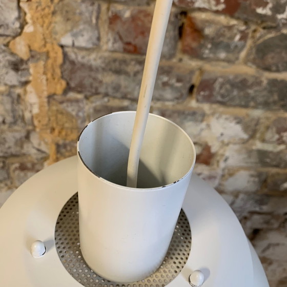 Image 1 of Kleine witte Nordlux hanglamp, meerdere kapjes, Denemarken, 60's design