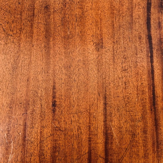 Image 1 of Set van 6 vintage houten en metalen fauteuils, 1960