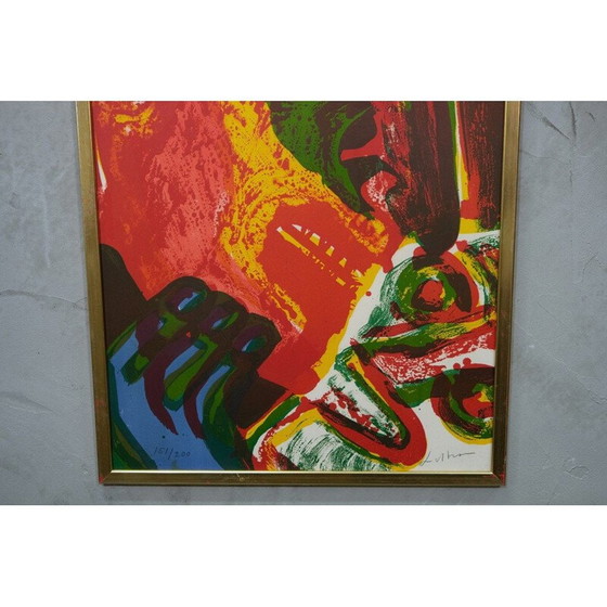 Image 1 of Originele abstracte kleurenlitho van Bengt Lindström, 1970