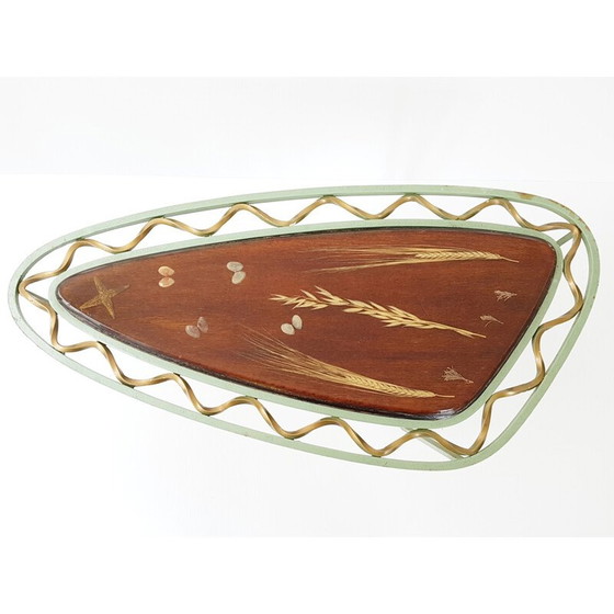 Image 1 of Vintage driepoot bijzettafel, 1950