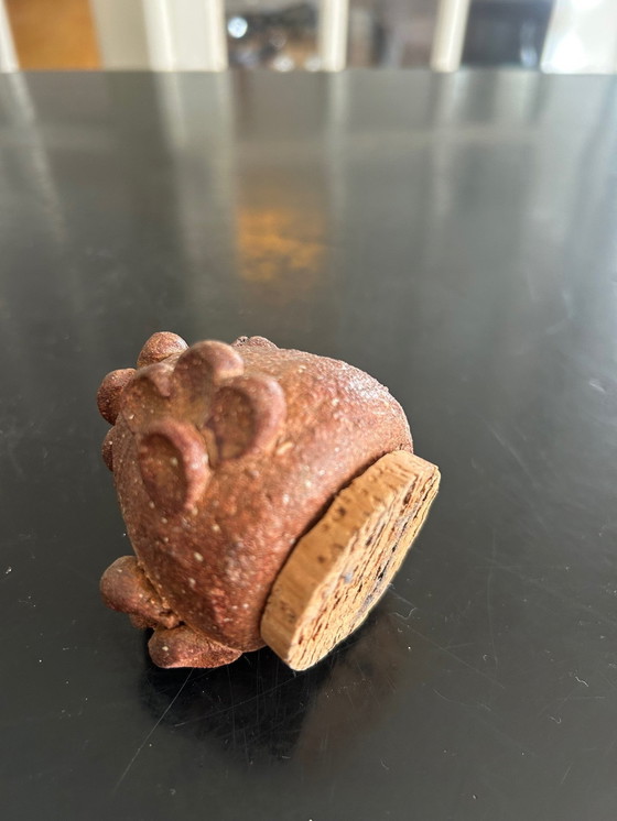 Image 1 of Terracotta peper- en zoutstel 1970