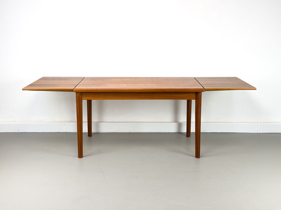 Image 1 of Teakhouten eettafel door Brdr. Furbo, 1960S