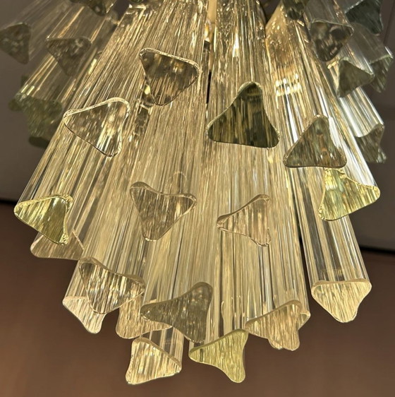 Image 1 of Kristallen Hanglamp 1960 Venini Murano