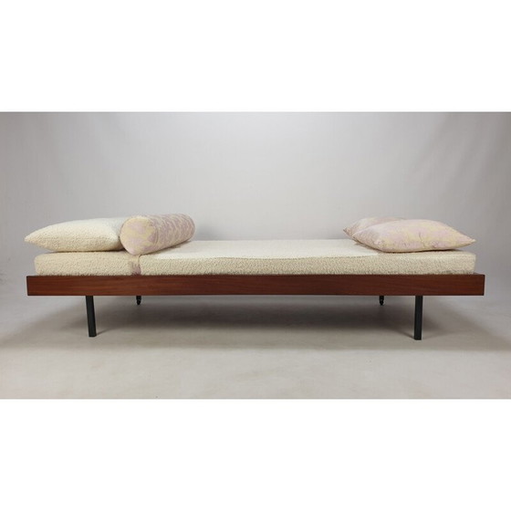 Image 1 of Vintage teakhouten daybed met Dedar kussens, Nederland 1960