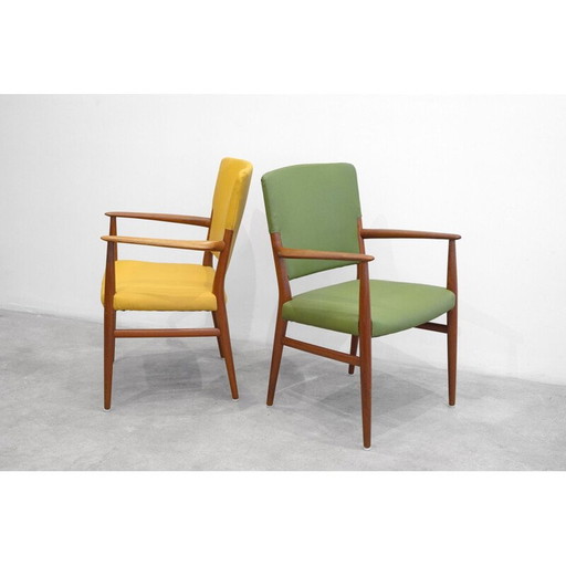 Set van 6 Scandinavische fauteuils uit de jaren 60