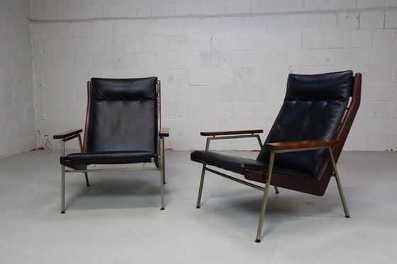 Image 1 of Pair Of Lounge Chairs Model 1611 By Rob Parry For De Ster Gelderland, 1952