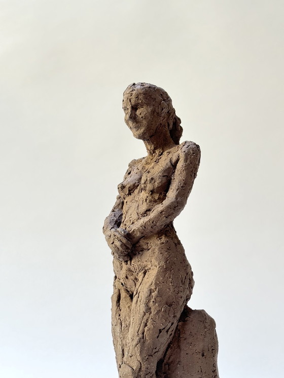 Image 1 of Terracotta sculptuur - Sibylle - Yolande Ide (1931)