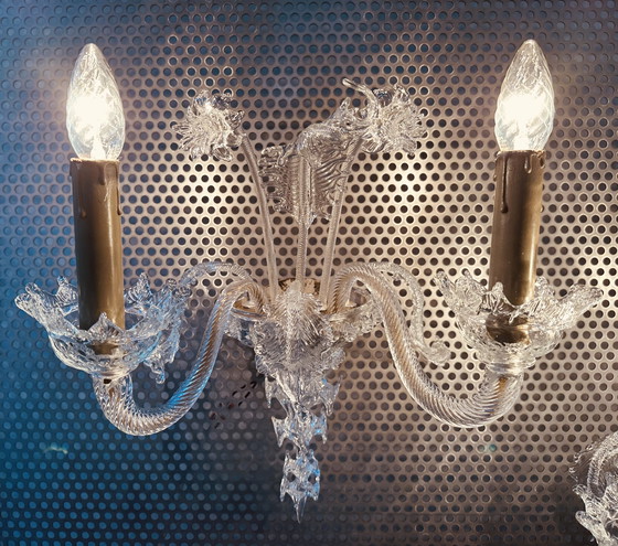 Image 1 of 2x  Vintage wandlampen