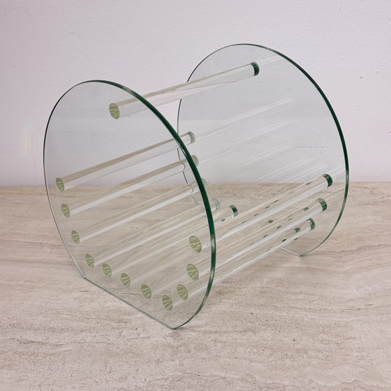 Image 1 of Vintage Marais International glazen fruitschaal, 1980S Frankrijk