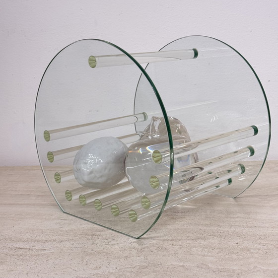 Image 1 of Vintage Marais International glazen fruitschaal, 1980S Frankrijk