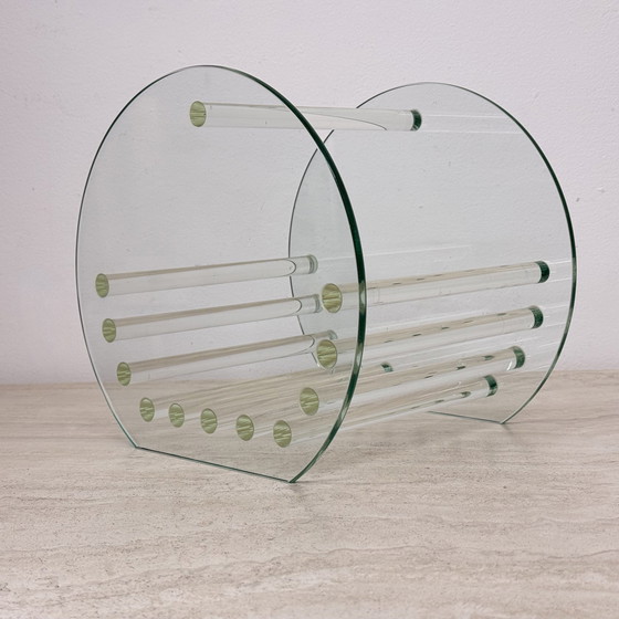 Image 1 of Vintage Marais International glazen fruitschaal, 1980S Frankrijk