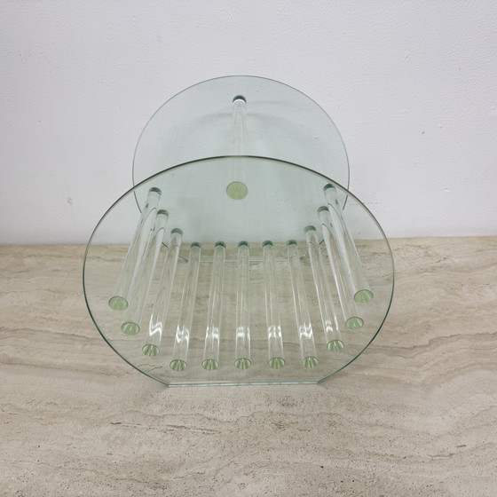 Image 1 of Vintage Marais International glazen fruitschaal, 1980S Frankrijk