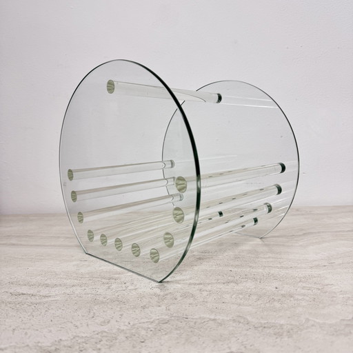 Vintage Marais International glazen fruitschaal, 1980S Frankrijk